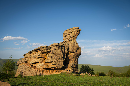 Karst rocky landscape of Torcal de Antequera in Malaga, Andalusia, Spain.