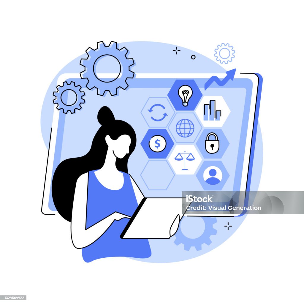 Information Science Abstract Concept Vector Illustration Stock ...