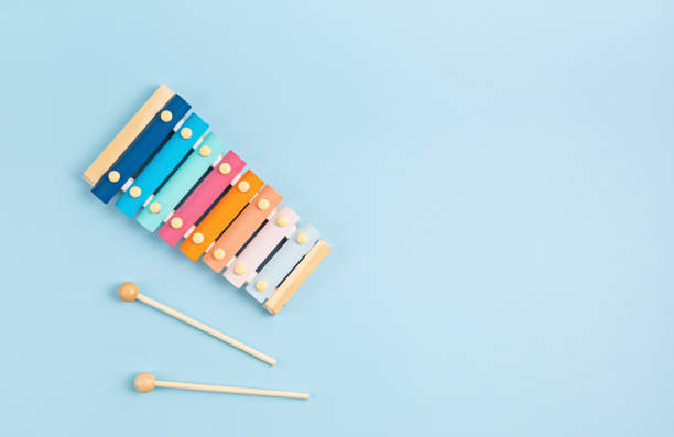 istock Toy xylophone musical instrument for children development games 1324566135