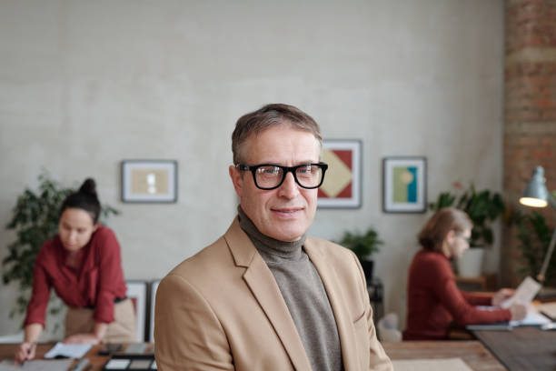 istock Handsome owner of architectural company 1324567269