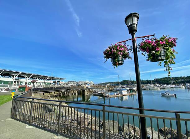 Kingston Washington Kingston, Washington on Puget Sound, offers a protected marina and ferry terminal. kingston harbour stock pictures, royalty-free photos & images