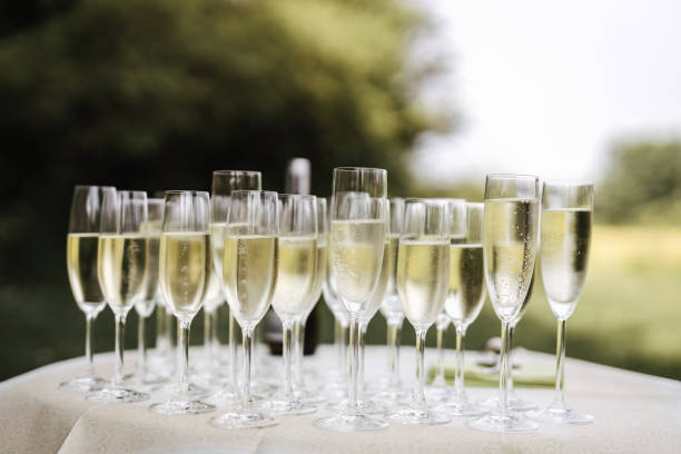 istock High quality sparkling wine at a wedding 1324570425