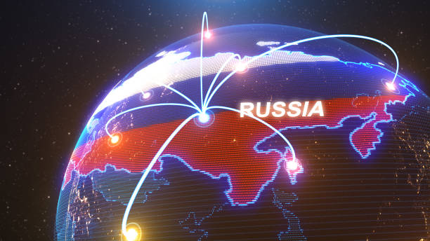 istock a world map of RUSSIA 1324571452