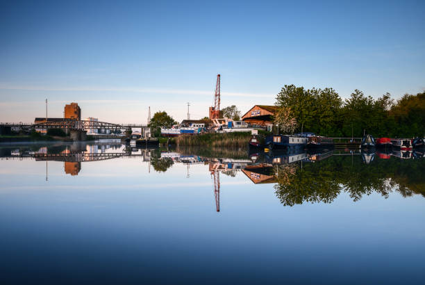 istock Boats at Sharpness Marina, Gloucestershire 1324572717