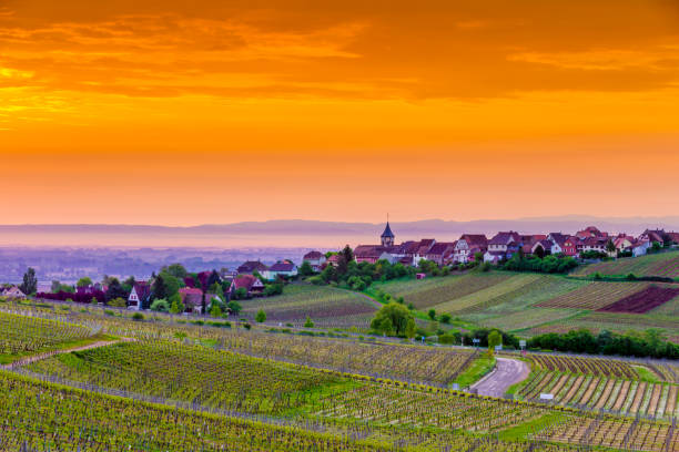 Alsace region of France stock photo