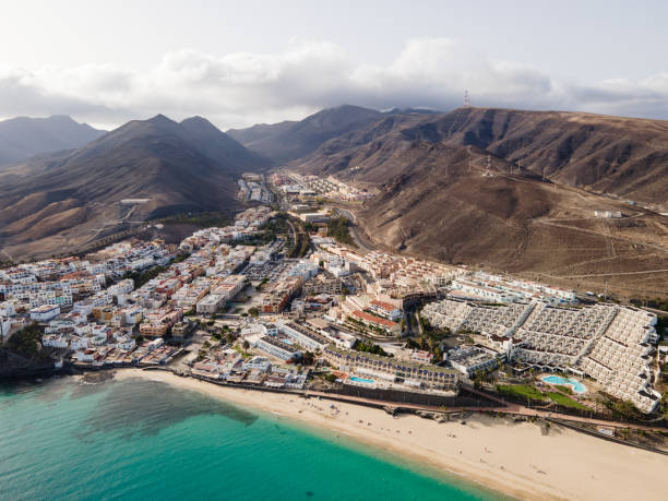 istock Morro Jable town aerial view 1324607399