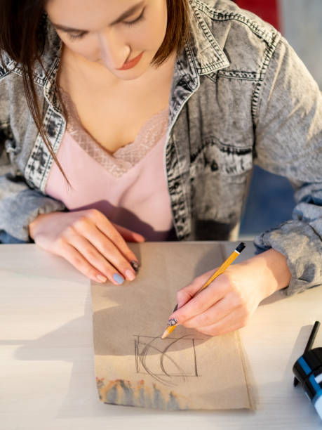 istock sketching art creative hobby female artist drawing 1324608695