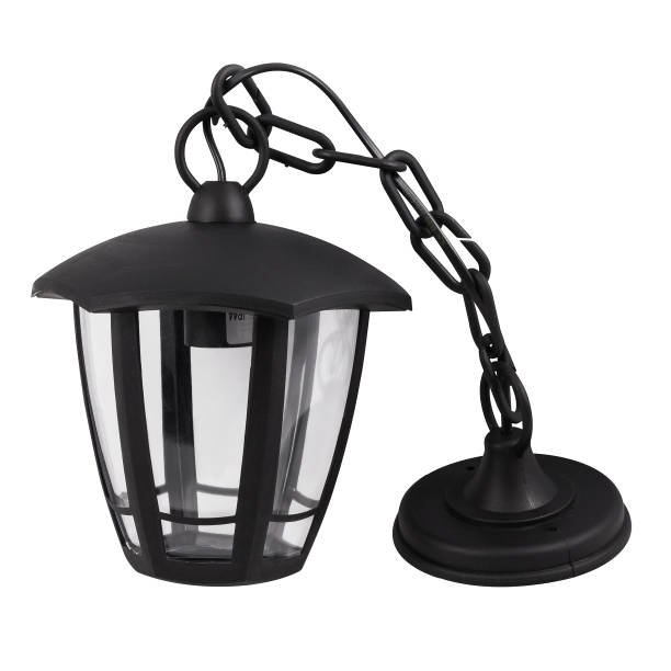 istock Outdoor garden lamp in black isoated 1324609286