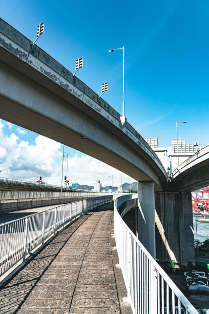 istock Kwai Tsing road and Tsing Yi South Bridge 1324624012