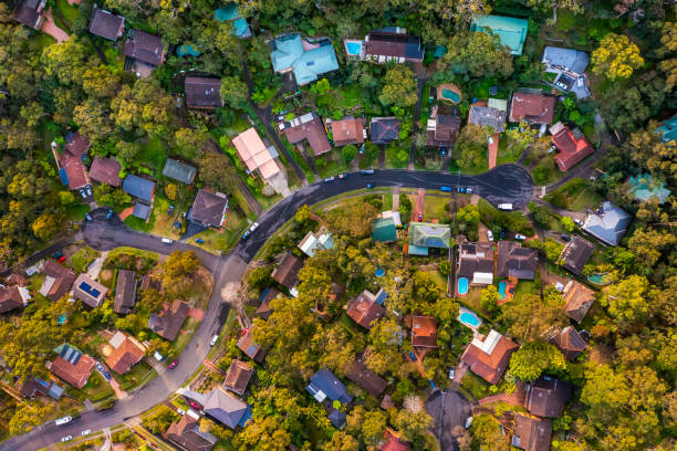 istock Sydney Suburb overhead perspective roof tops 1324637890
