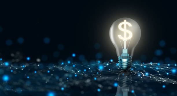 istock Money making idea and Growth of dollar exchange rate Concept. 3D Render. 1324640929