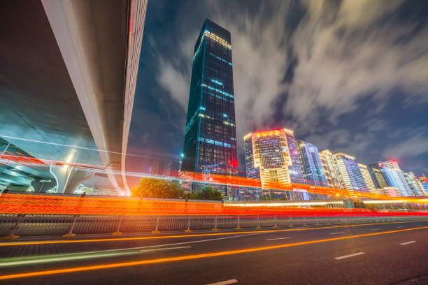 istock modern buildings in china shenzhen from elevated road at night 1324642329