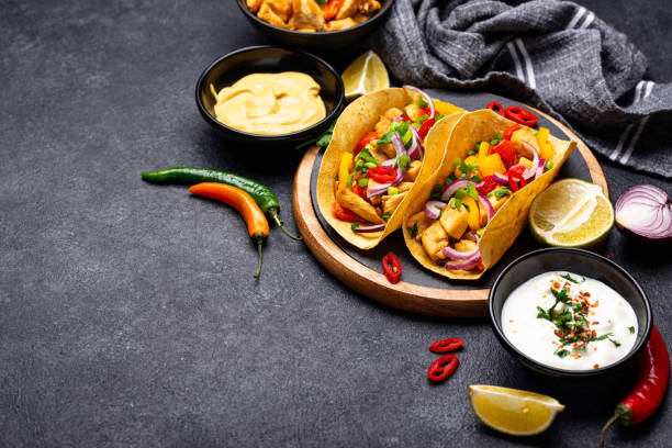 istock Traditional Mexican tacos with meat 1324646530