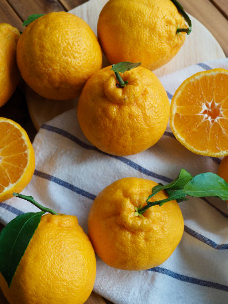 istock Fresh Organic Natural Fruit Jeju Hallabong, Citrus 1324651877