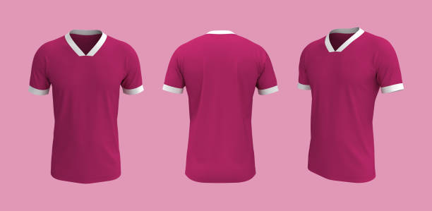 istock men's short-sleeve t-shirt mockup in front, side and back views, 1324664708