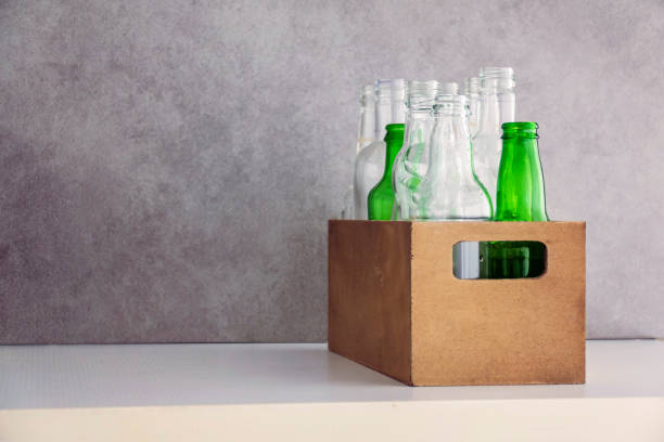 istock Empty Glass Bottles for Recycling 1324667602