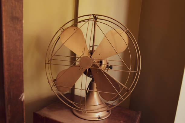 istock Vintage electric fan in old house 1324676730