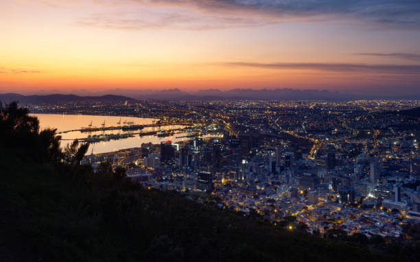 istock Winter Sunrise over Cape town 1324676746