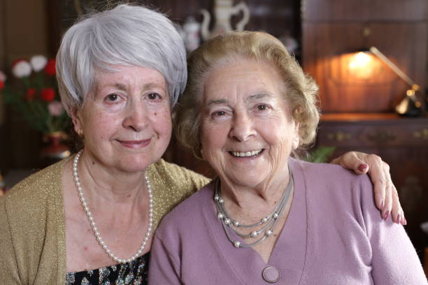 istock Two senior girlfriends having a good time 1324681740