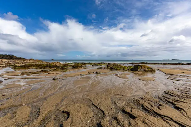 Beach of Saint-Quay-Portrieux, Cotes d'Armor, Brittany, France