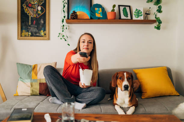 istock We are ready for the weekend TV marathon 1324689384