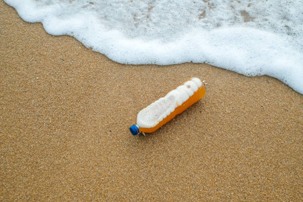 istock Plastic garbages pollution in ocean sea damage environment 1324694184