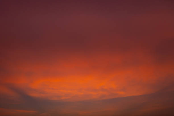 istock Beautiful sunset sky and orange cloud in twilight time 1324704832