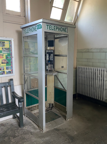 Old Fashioned Telephone Booth