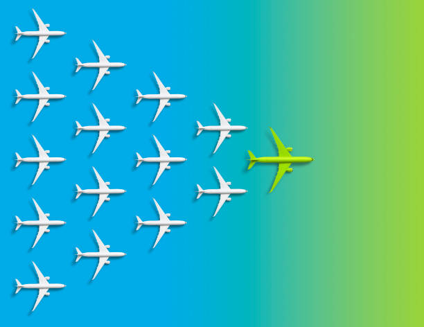 istock A swarm of Passenger planes 1324715453