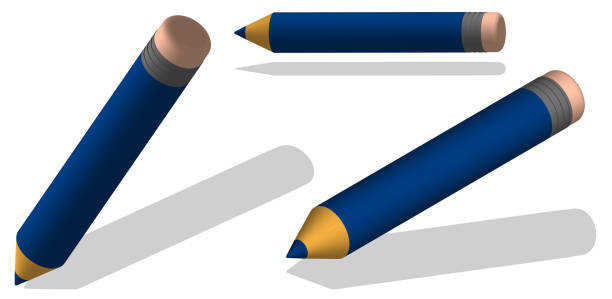 istock isometric set of childrens colored pencils. Development of creativity in child. Drawing training at school. Realistic 3d Vector 1324715488