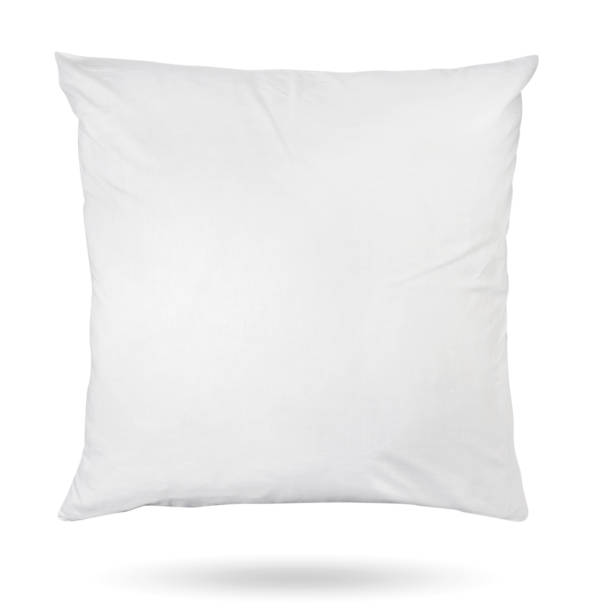 istock Pillow in a white pillowcase flies on a white background. Isolated 1324721707