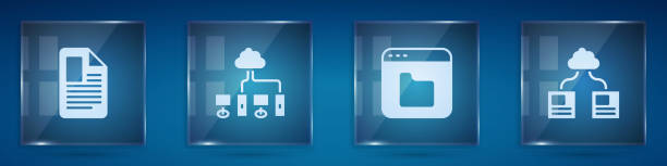 Computer File Clip Art 250+ Computer File Window Illustrations, Royalty-Free Vector Graphics ...