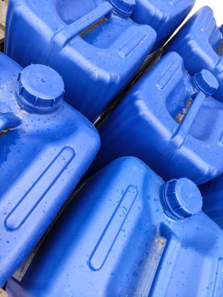 istock one color engine oil gallons on the stand 1324732964