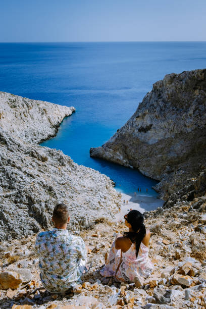 istock Beautiful beach called Seitan limania on Crete, Greece 1324734251
