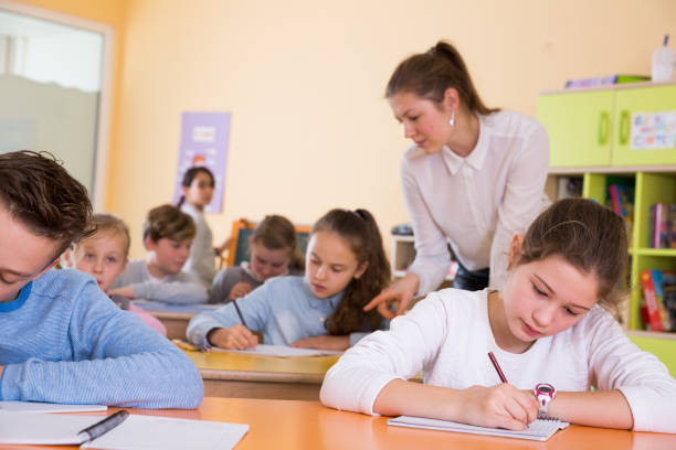 istock School kids studying in classroom with teacher 1324741021