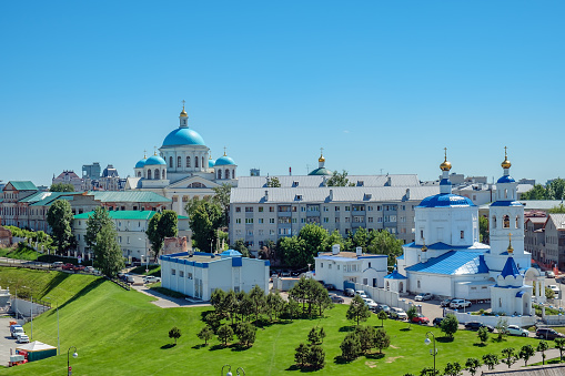Kyiv Pechersk Lavra (foundation in 1051) is a historic Orthodox Christian monastery, Ukraine. Composite photo