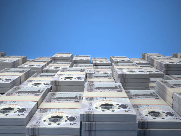 istock Libyan banknotes. Libyandinar bills. 5 LYD dinars. Business, finance background. 1324746609