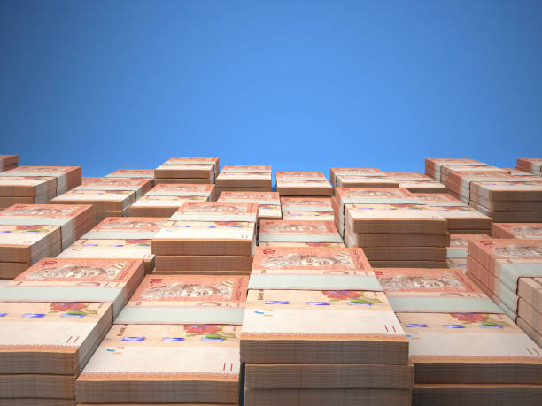 istock Malaysian banknotes. Malaysianringgit bills. 10 MYR ringgits. Business, finance background. 1324746719