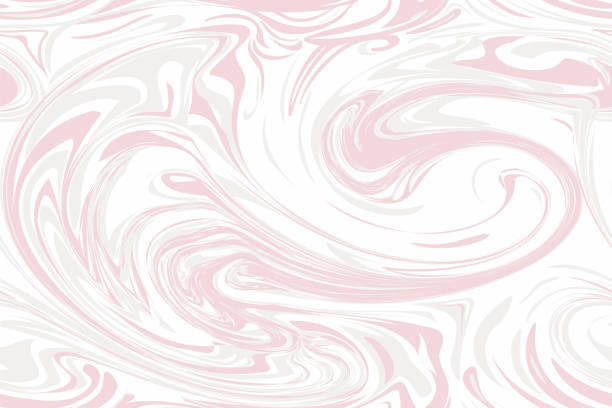 ilustrações, clipart, desenhos animados e ícones de padrão vetorial de textura líquida, mármore, fluido, tinta, pintura de cor pastel padrão vetor de textura abstrata - backgrounds textured swirly wallpaper pattern