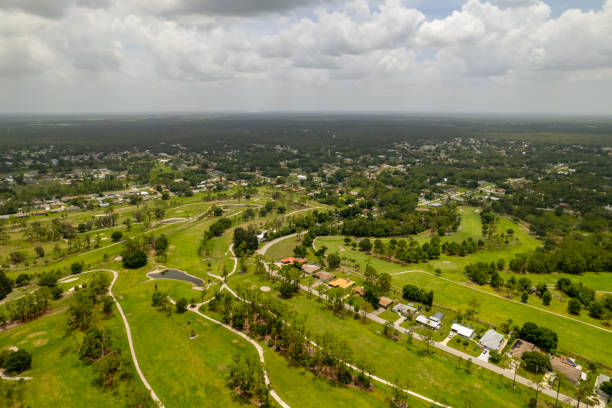 istock Aerial photo Sebring FL golf courses 1324752148