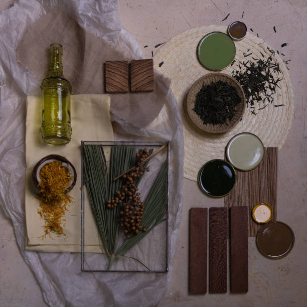 istock Color palette mood board for interior design and decor 1324753879