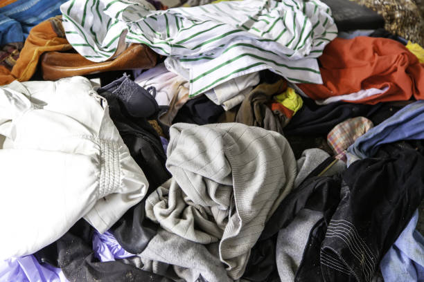istock Clothes thrown in the street 1324761147