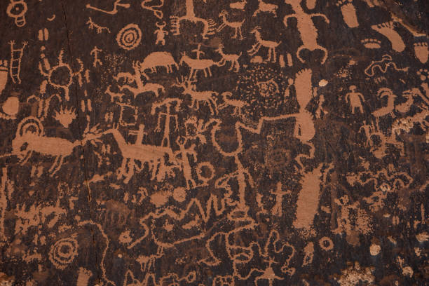 istock A Crack Running Through The Petroglyphs On Newspaper Rock 1324761256