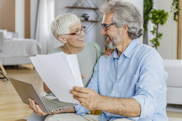 istock Seniors take care of home finances 1324766637