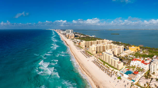 istock Aerial view of Cancun 1324766876