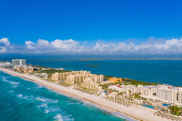 istock Aerial view of Cancun 1324775603