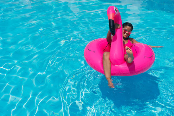 istock Cute black woman under the sun. 1324776176