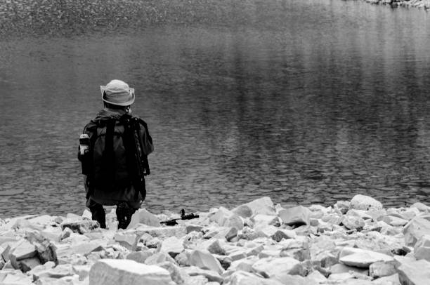 Photographer at Lake Pilate