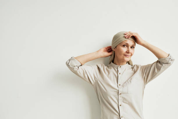 istock Smiling Woman Wearing Headscarf Copy Space 1324780606