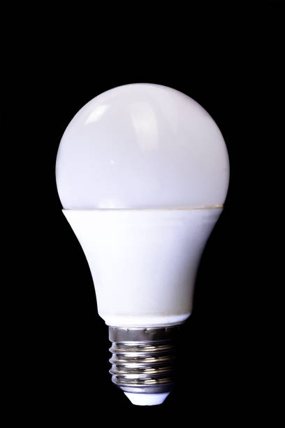 istock Fluorescent led lamp isolated on black background cutout 1324781184